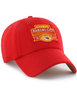 Men's and Women's Red Kansas City Chiefs Field Goal Clean Up Adjustable Hat