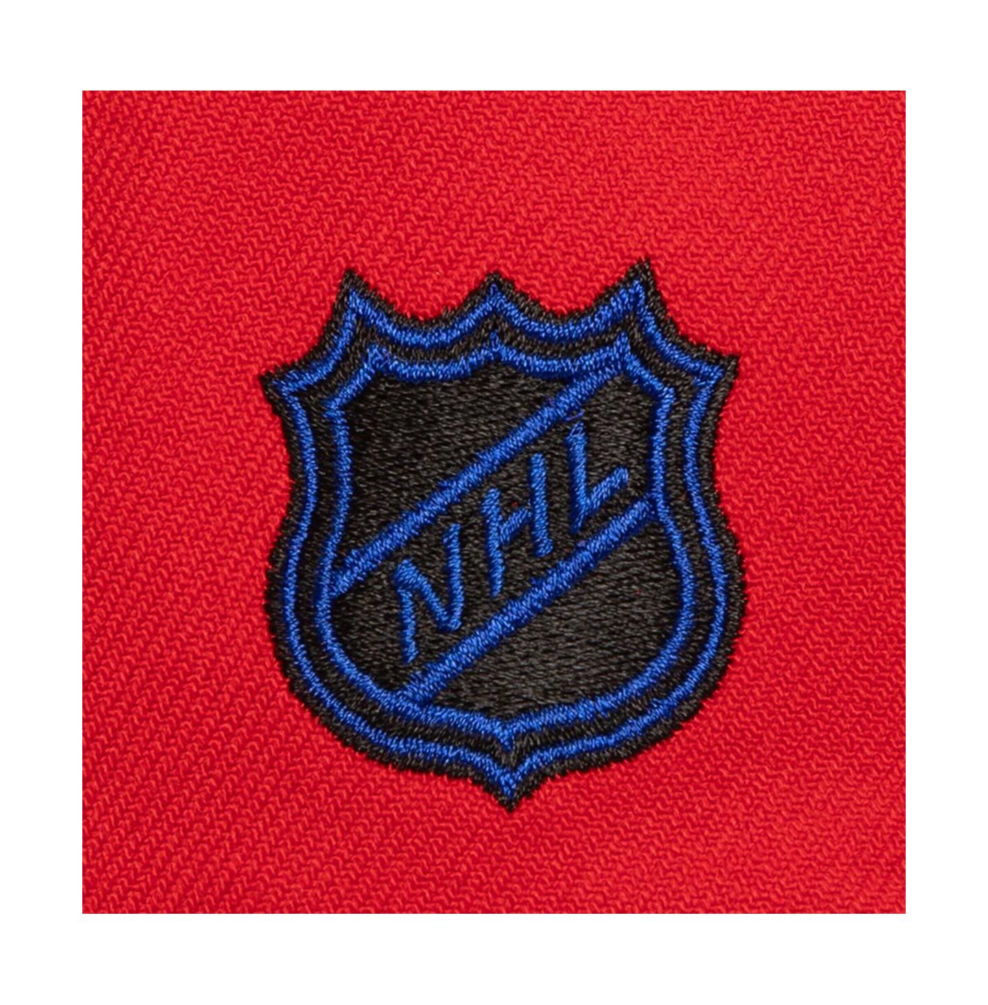 Мужская кепка Mitchell & Ness Red New York Rangers Soul Triple Up Snapback Hat — фото 2