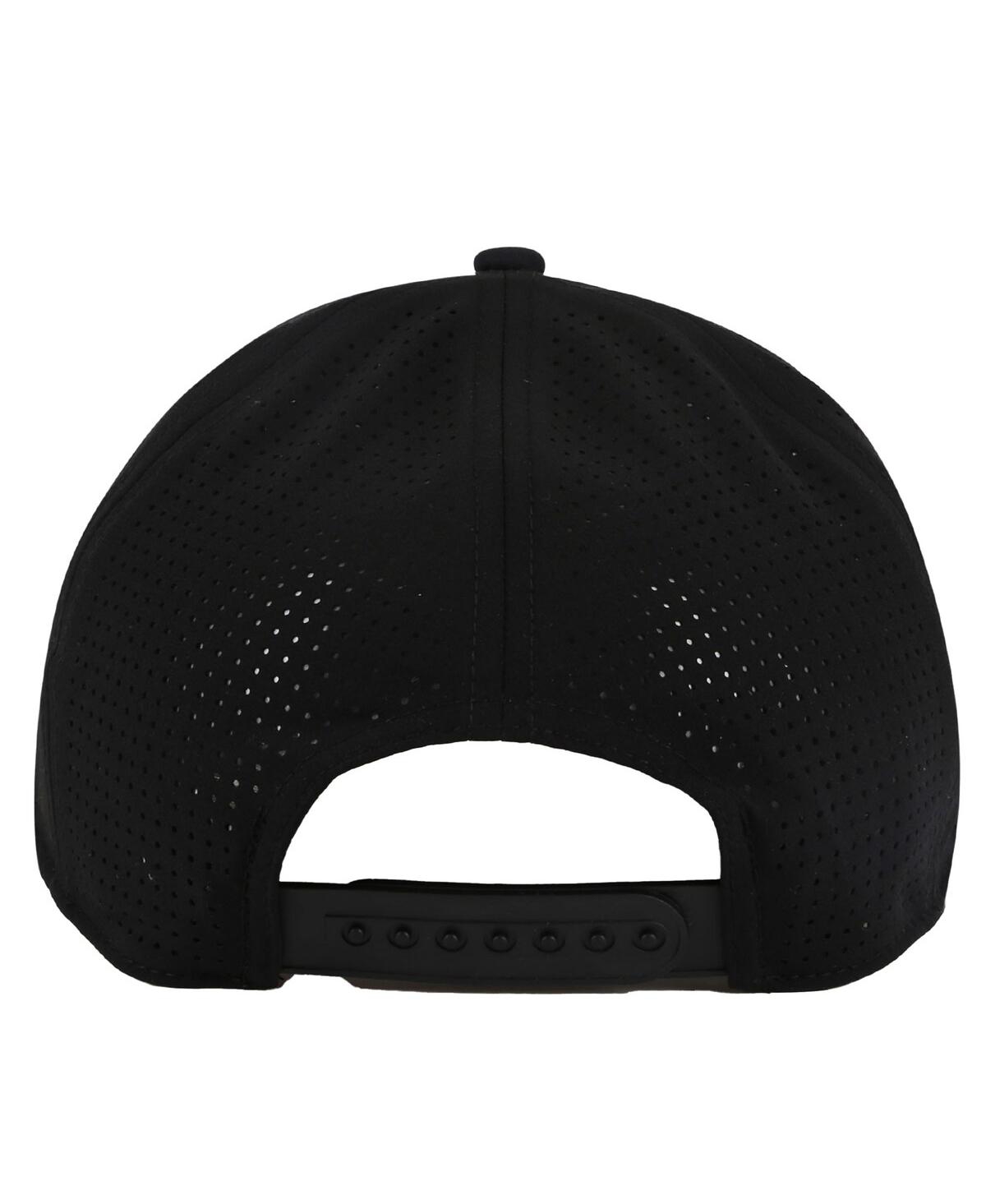 AMERICAN NEEDLE MEN'S BLACK TAMPA BAY LIGHTNING VALIN CAMO SUPER TECH VENTED ADJUSTABLE HAT 