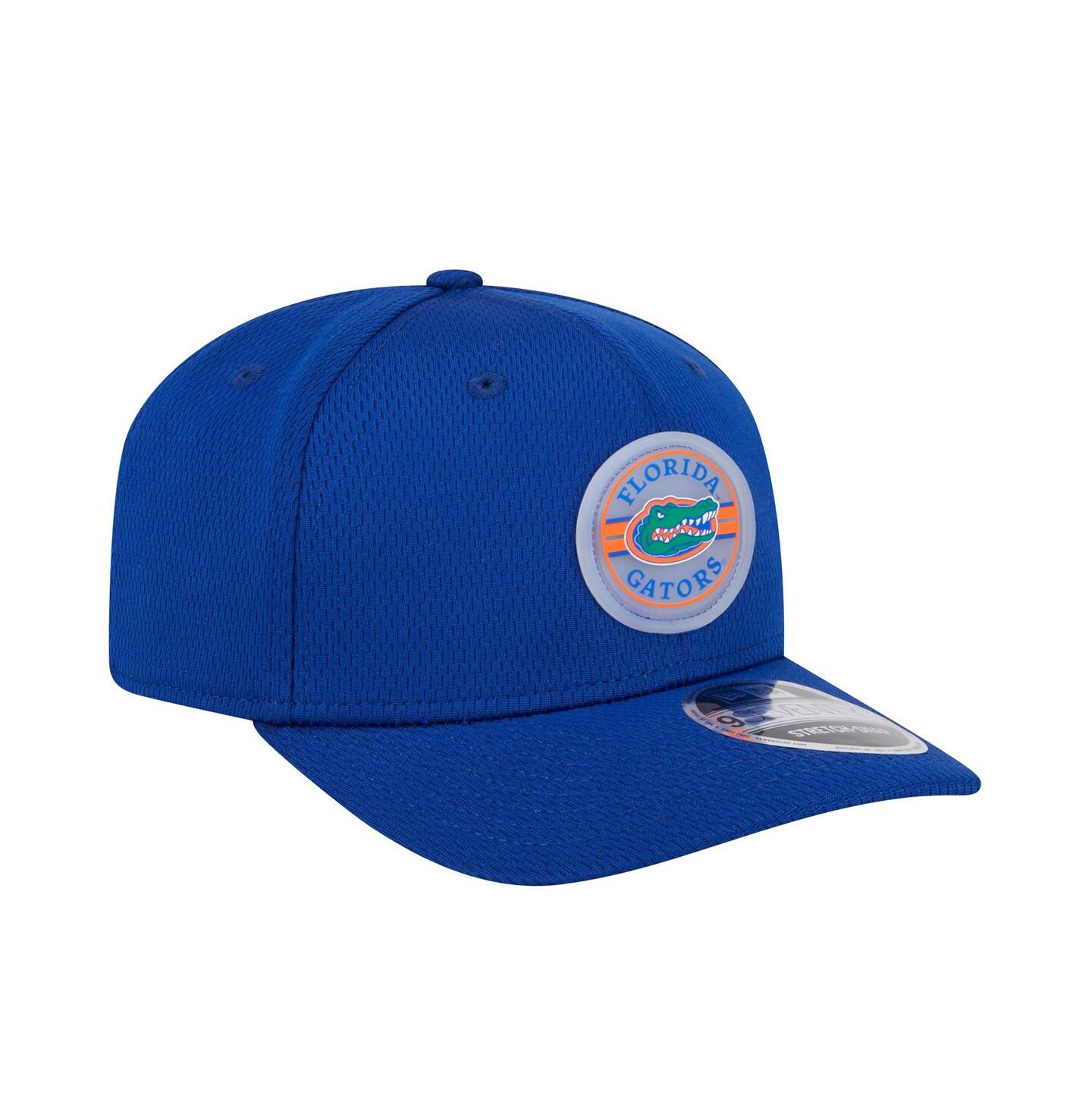 Мужская кепка New Era Royal Florida Gators Patched 9SEVENTY Stretch-Snap Adjustable Hat — фото 4