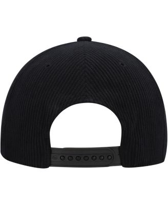 Men's Black Phoenix Suns Double Header Sidepatch Cord Hitch Adjustable Hat