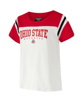 Women's White Ohio State Buckeyes Plus Size Winning Gear T-Shirt