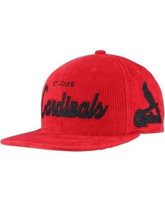 Mitchell & Ness - Men's Red St. Louis Cardinals Corduroy Snapback Hat