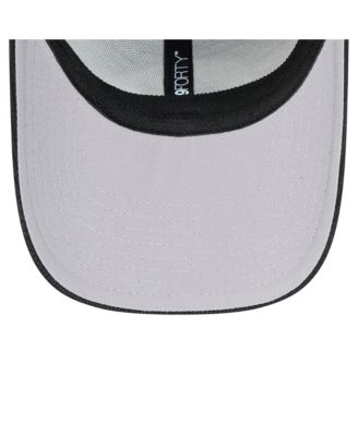 Men's Black Iowa Hawkeyes Pivot 9FORTY Stretch-Snap Adjustable Hat