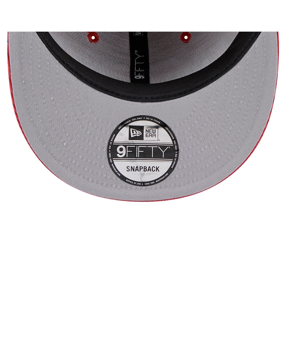 NEW ERA MEN'S CRIMSON ALABAMA CRIMSON TIDE DISPLAY 9FIFTY SNAPBACK HAT 