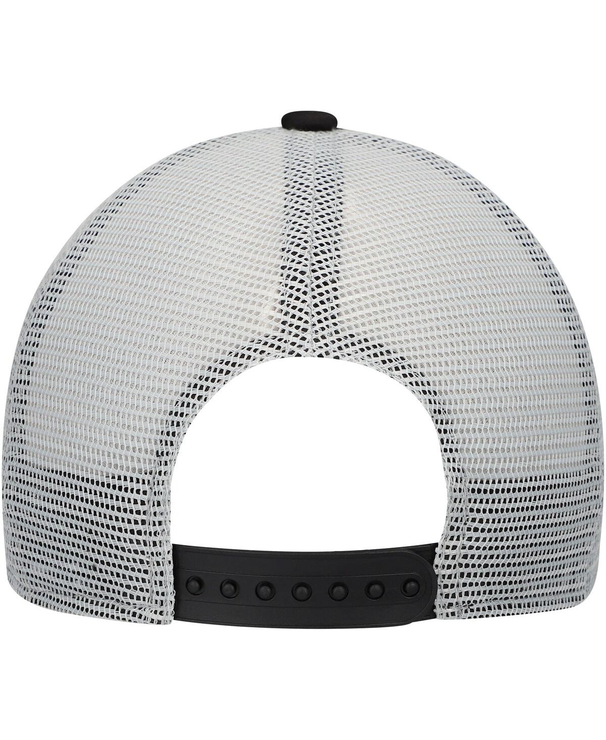 Shop New Era Big Boys And Girls Black Las Vegas Raiders A-frame 9forty Trucker Adjustable Hat