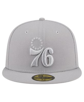Men's Gray Philadelphia 76ers Color Pack 59FIFTY Fitted Hat