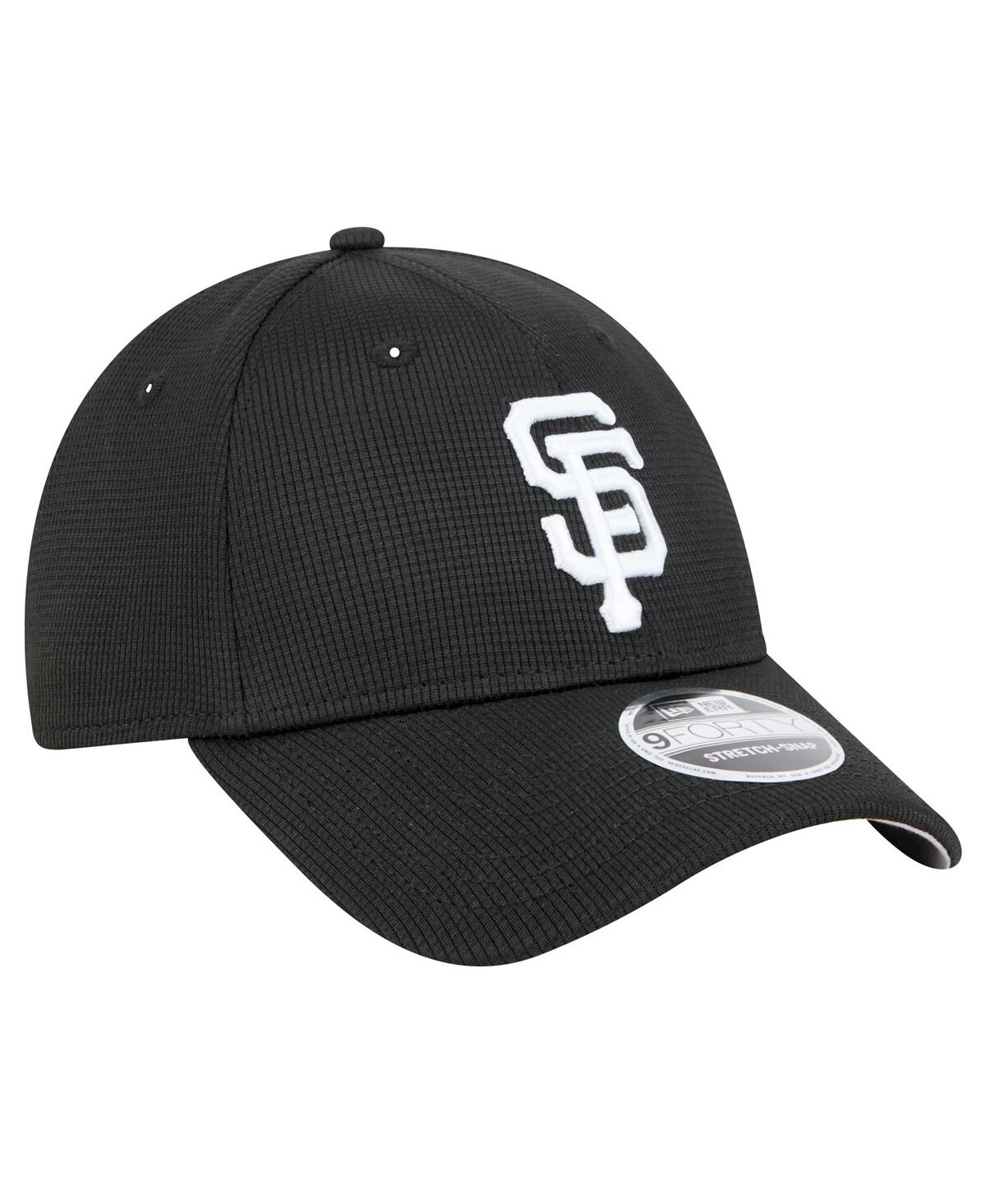 New Era Men's Black San Francisco Giants Pivot 9forty Adjustable Hat In Black