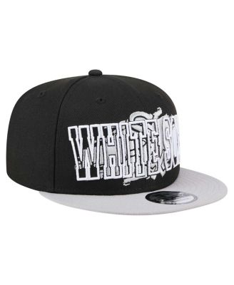 Men's Black Chicago White Sox Splatter 9FIFTY Snapback Hat