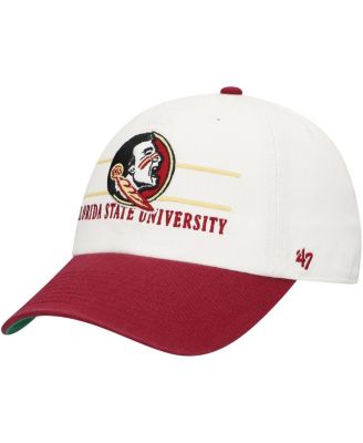 '47 Brand - Men's  White Florida State Seminoles Gridiron Clean Up Adjustable Hat