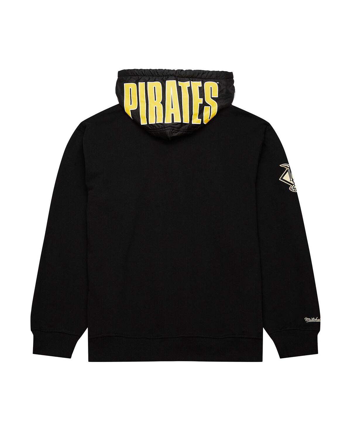 Mitchell & Ness Men's Black Pittsburgh Pirates Team Og 2.0 Current Logo Fleece Pullover Hoodie In Black