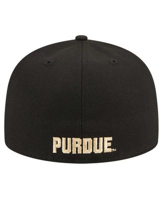 Men's Black Purdue Boilermakers 59FIFTY Fitted Hat