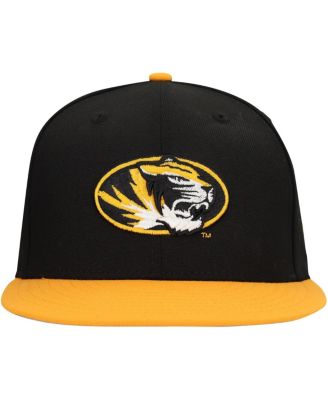 Men's Black/Gold Missouri Tigers Logo 9FIFTY Snapback Hat