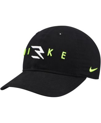 Nike 3BRAND by Russell Wilson - Big Boys and Girls  Black Dual Logo Adjustable Hat