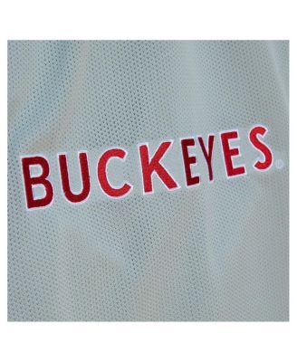 Men's Silver Ohio State Buckeyes 1991 Alternate Authentic Shorts