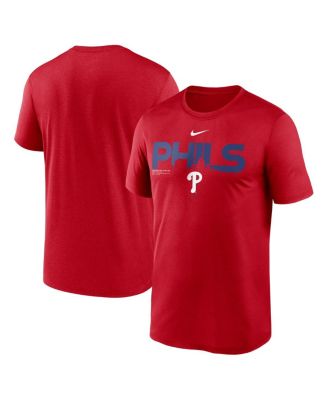 Nike - Men's Red Philadelphia Phillies My Town Legend T-Shirt