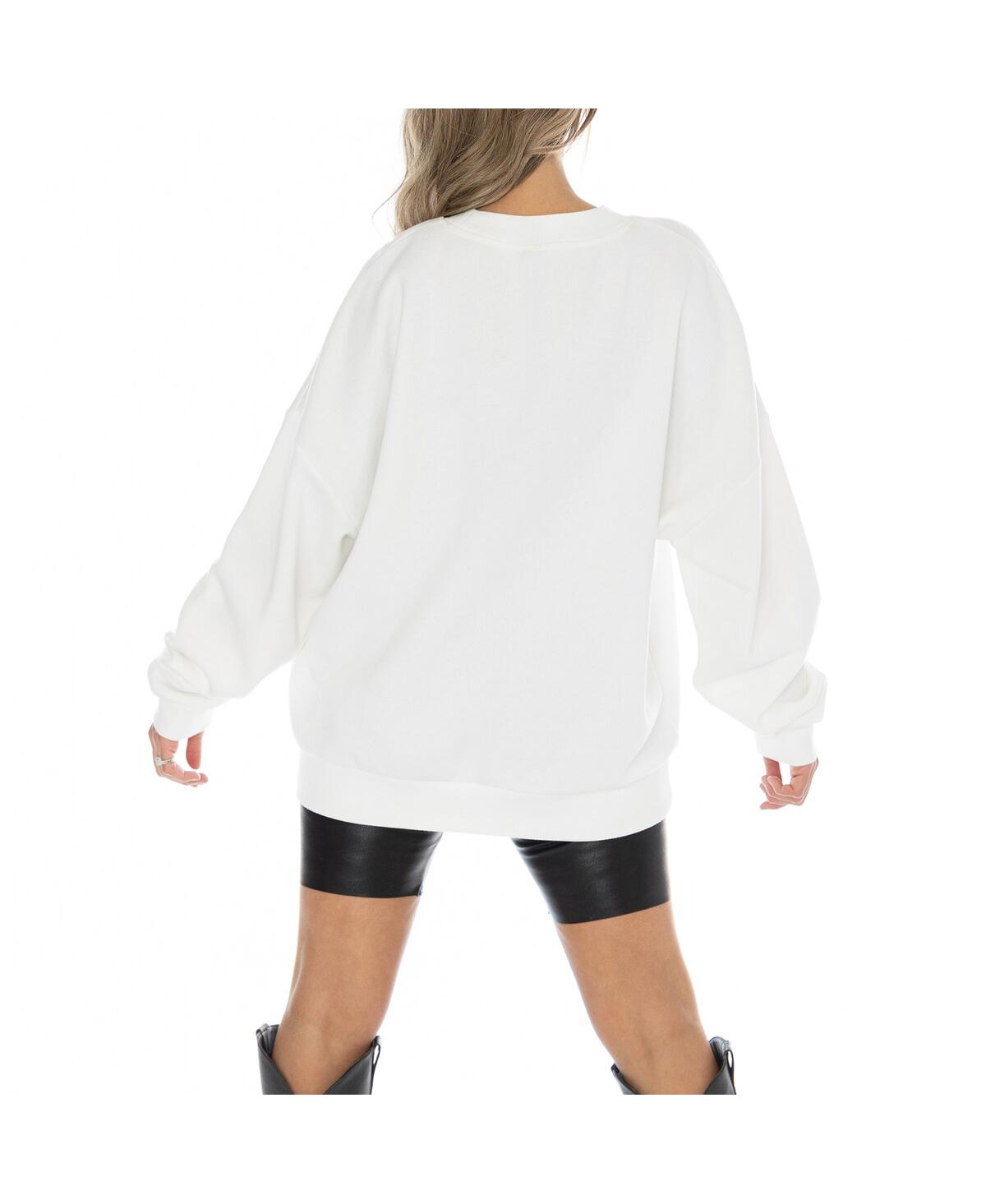 Shop Gameday Couture Women's White Ohio State Buckeyes Fair Catch Pullover Sweatshirt