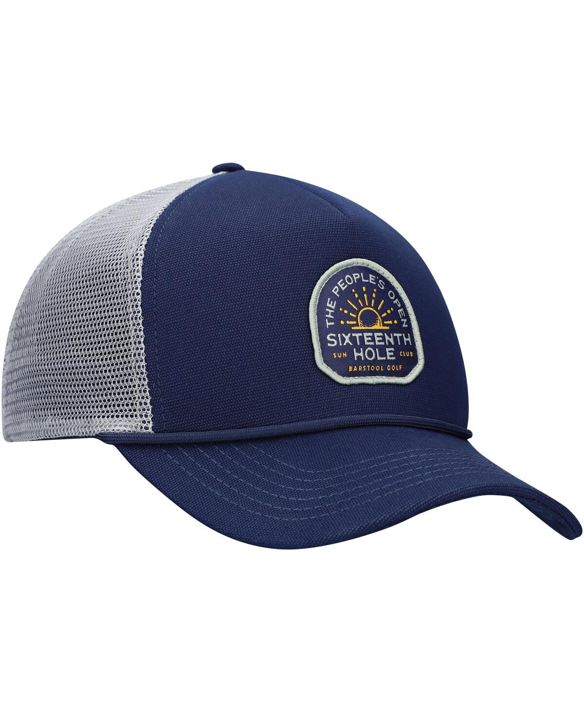 Shop Barstool Golf Men's Navy Wm Phoenix Open Sixteenth Hole Canvas Rope Adjustable Hat