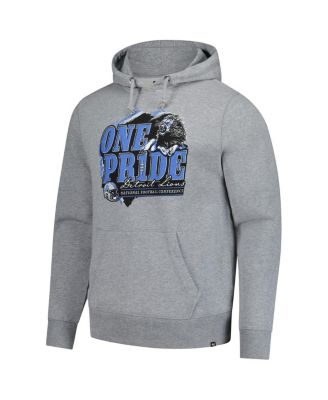 Men's Gray Detroit Lions Regional Headline Pullover Hoodie