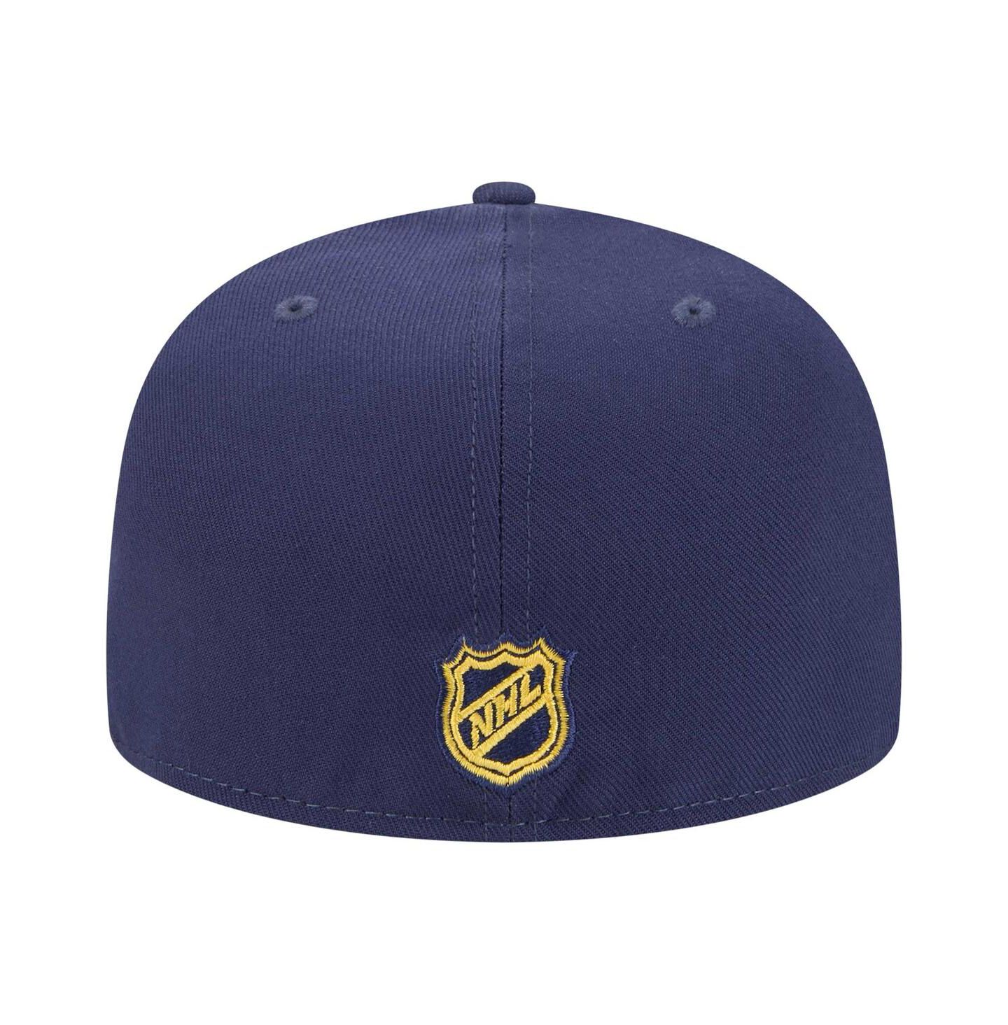 Мужская кепка New Era Navy Nashville Predators Core 59FIFTY Fitted Hat — фото 3