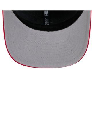 Men's Red/White Carolina Hurricanes Core Trucker 9SEVENTY Stretch-Snap Hat