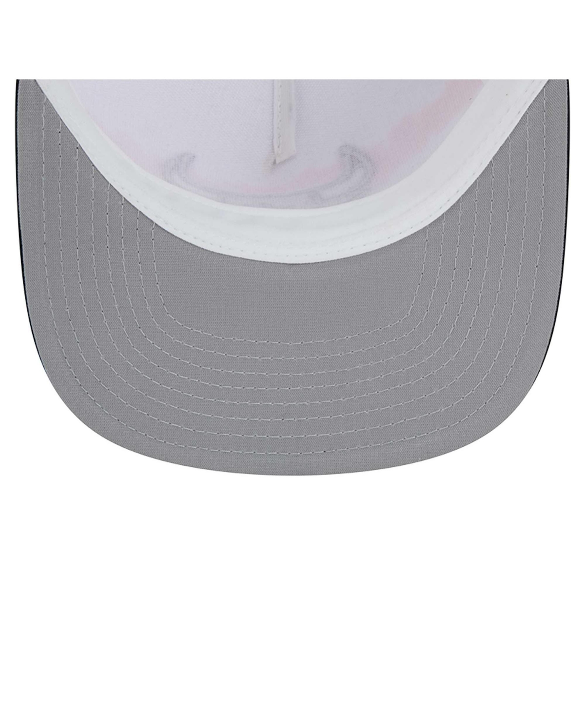 New Era Men's White/black Chicago Bulls Dip-dye 9fifty A-frame Trucker Snapback Hat In White,black