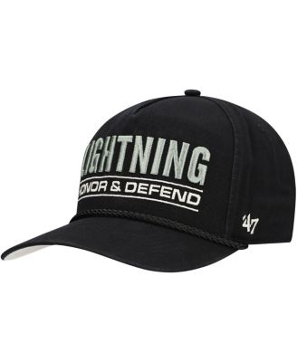 Men's Black Tampa Bay Lightning OHT Military Appreciation Homeland Honor and Defend Hitch Adjustable Hat