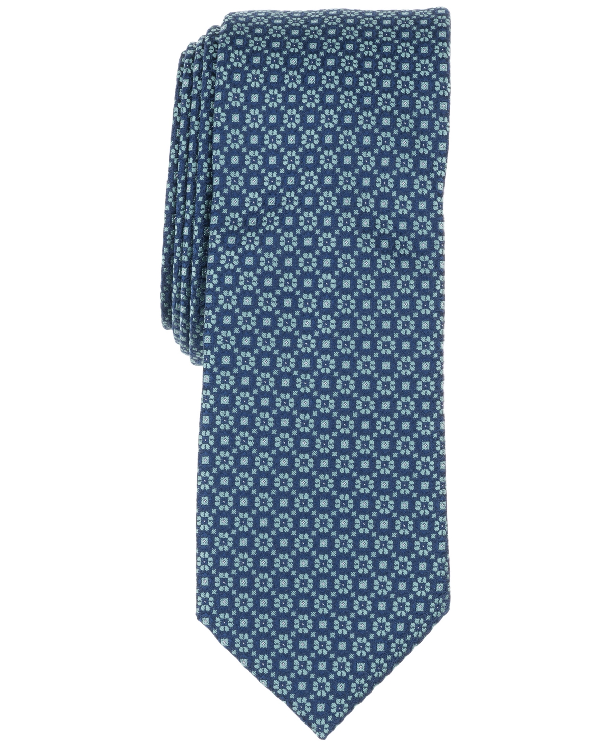 Bar Iii Men's Capel Medallion Tie, Exclusively At Macy's In Navy