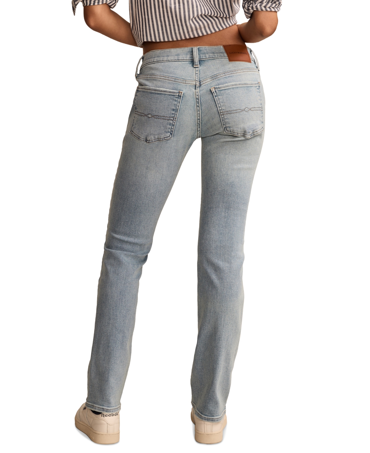 LUCKY BRAND WOMEN'S MID-RISE SWEET STRAIGHT-LEG DENIM JEANS 