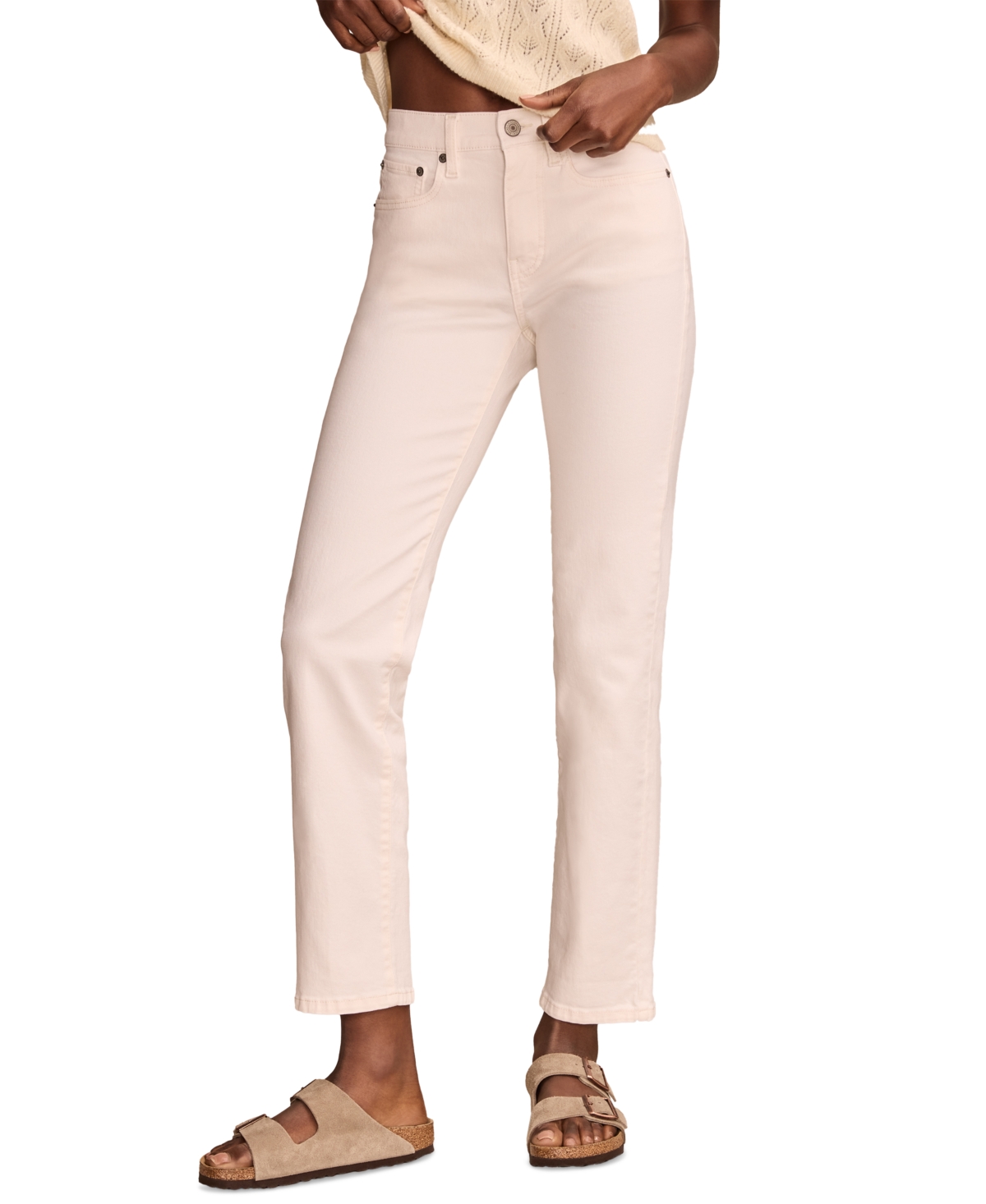 LUCKY BRAND WOMEN'S HIGH-RISE ZOE STRAIGHT-LEG DENIM JEANS 