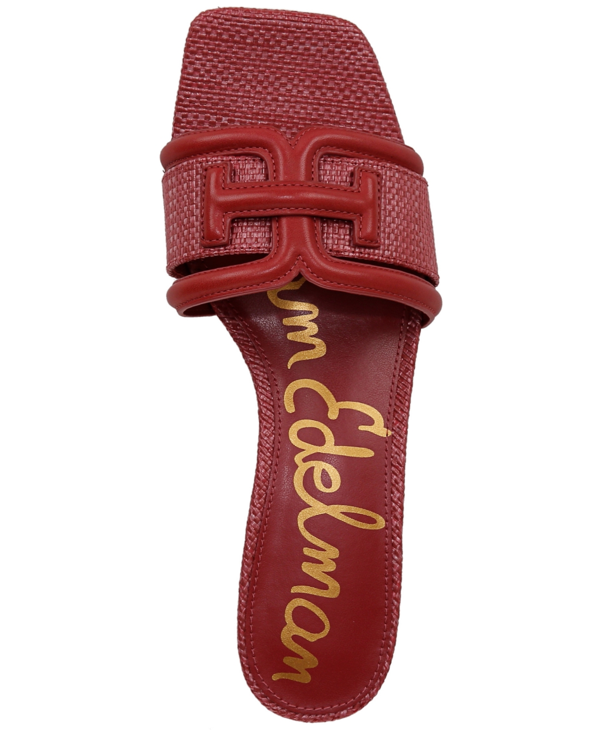SAM EDELMAN WOMEN'S WAYLON BLOCK-HEEL SLIDE SANDALS 