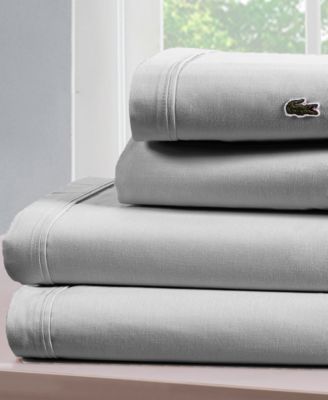 Solid Cotton Percale 4-Pc. Sheet Sets