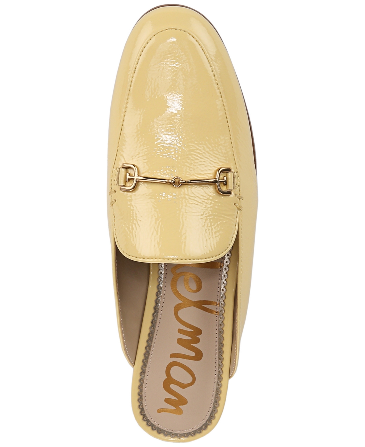 Shop Sam Edelman Women's Linnie Tailored Mules In Buttercup Yellow Leather