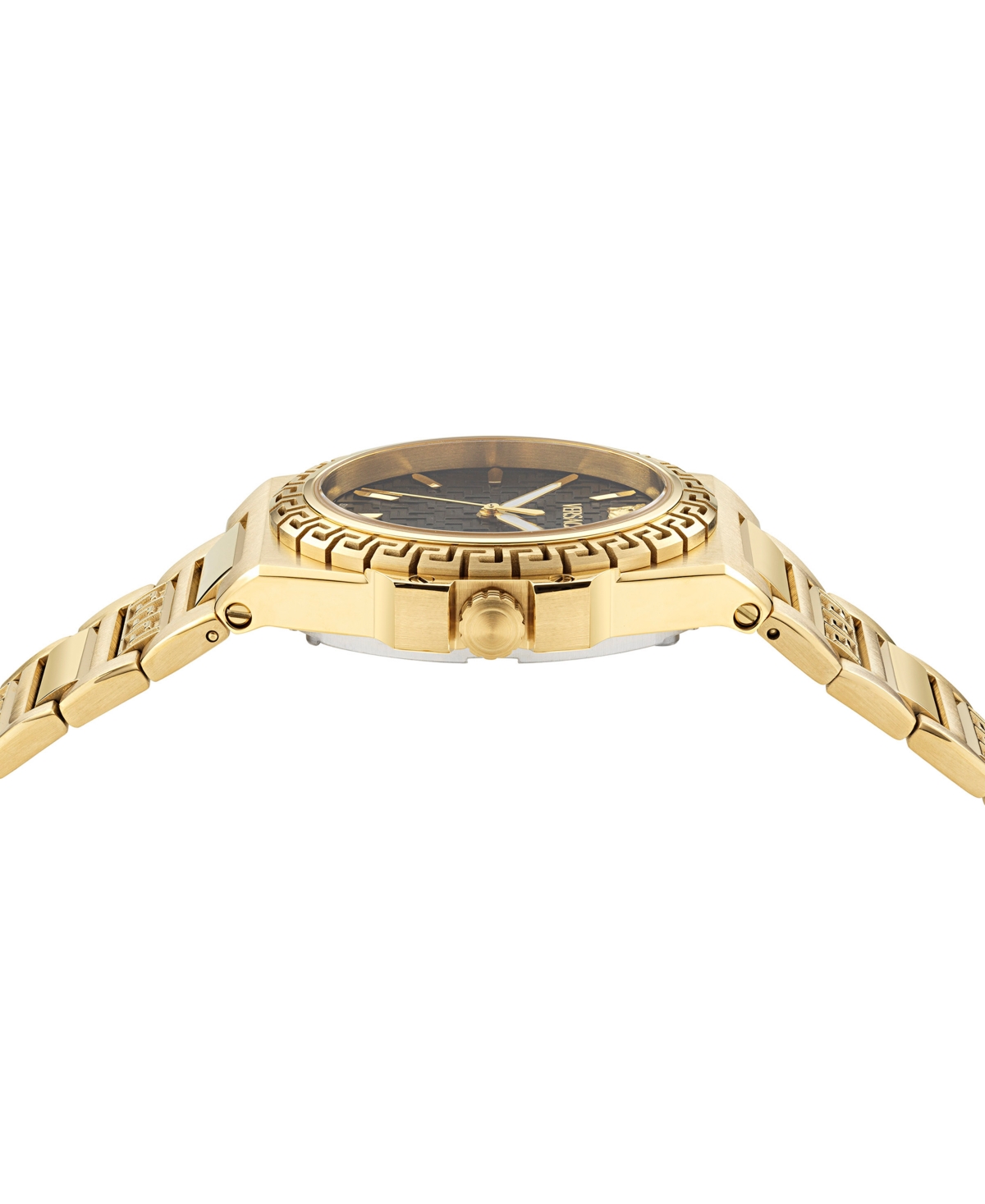 Versace Greca Reaction Watch, 38mm In Gold