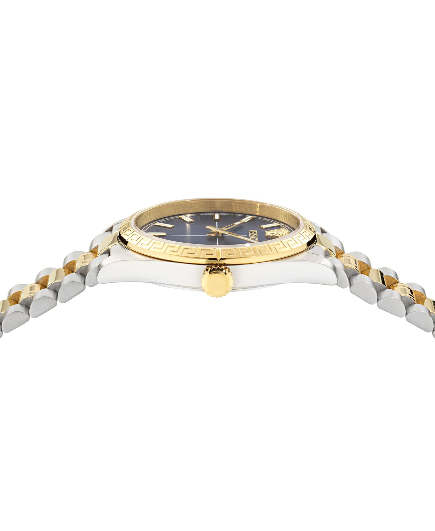 Женские часы Versace Swiss Millenyium Two-Tone Stainless Steel Bracelet Watch 32mm — фото 2