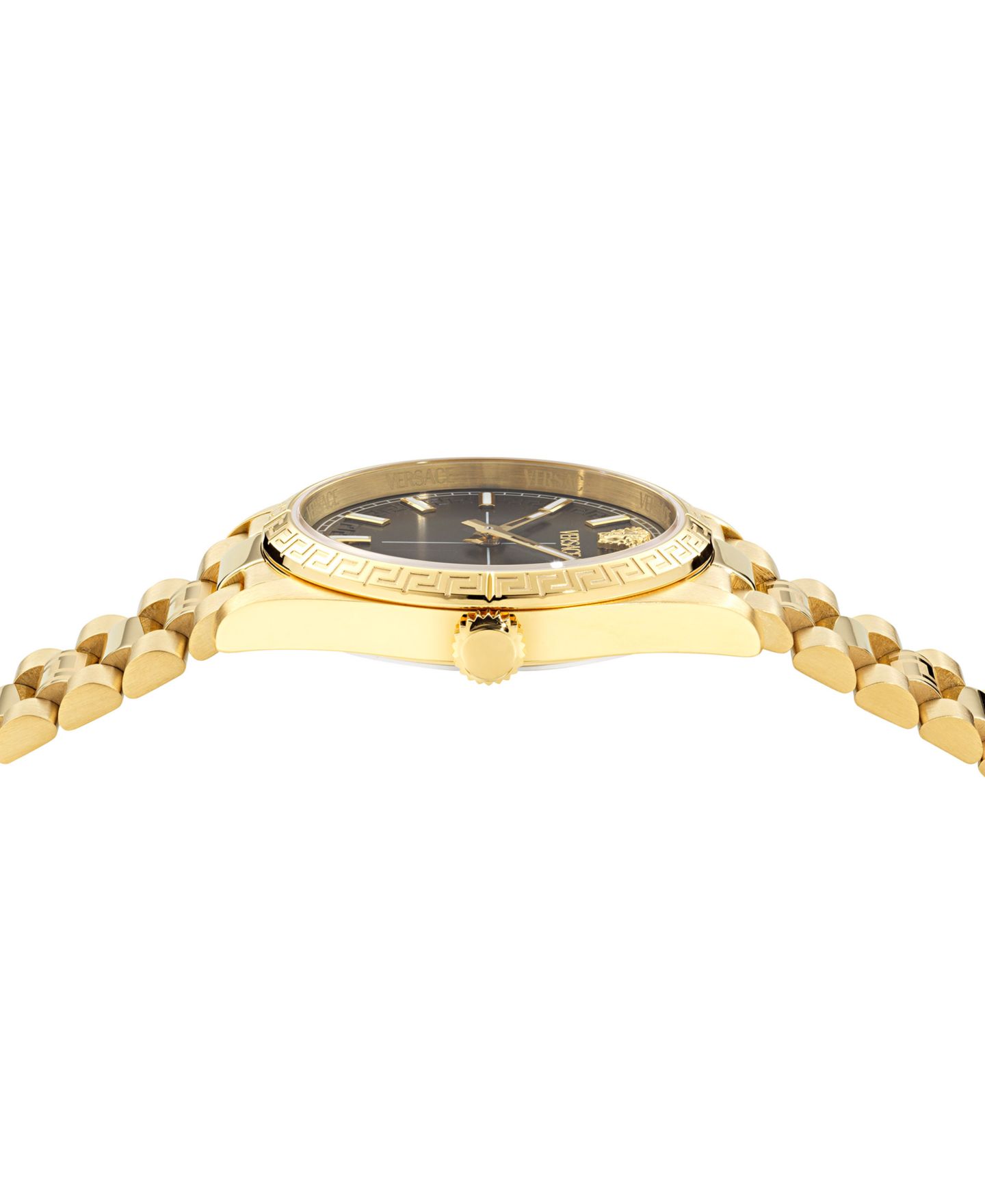 Женские часы Versace Swiss Millenyium Gold Ion Plated Bracelet Watch 32mm — фото 2