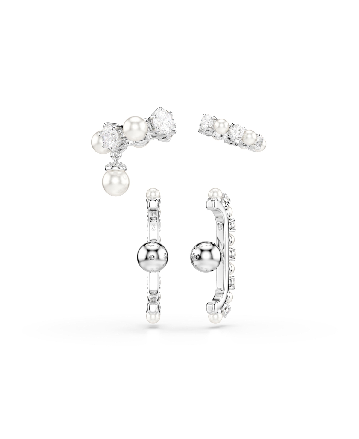 Swarovski Matrix Ohrspange In White