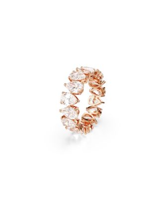 Matrix Vittore Rose Gold-Tone Pear Cut Ring