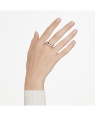 Hyperbola Mixed Metal Finish Ring