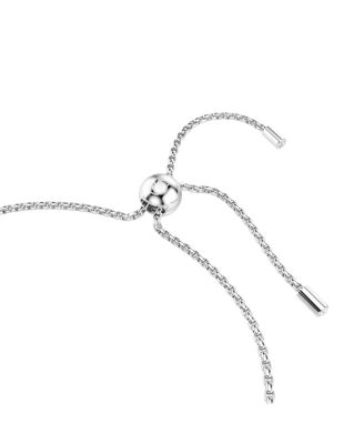 Matrix Gradient of Round Cuts White Rhodium Plated Bracelet