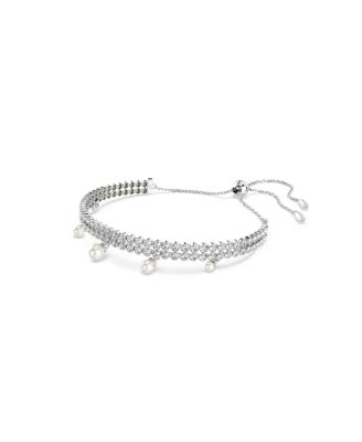 Ariana Grande x Round Cut White Rhodium Plated Bracelet