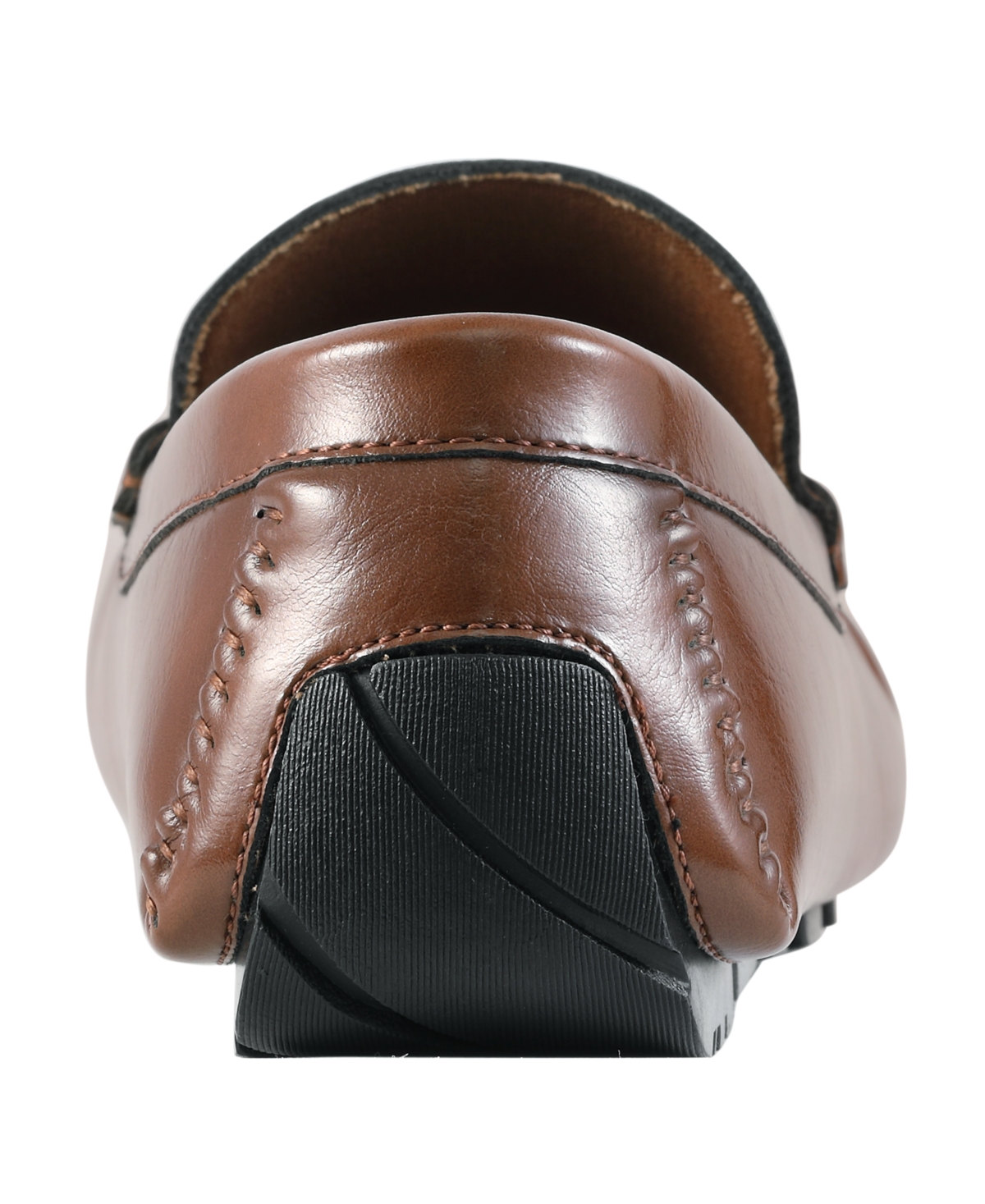 Guess Men's Ansto Logo Bit Detailed Driving Loafers In Medium Brown
