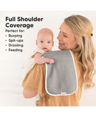 5pk Softe Muslin Burp Cloths for Baby Girls and Boys, Organic Burping Cloths for Babies, Baby Burp Clothes