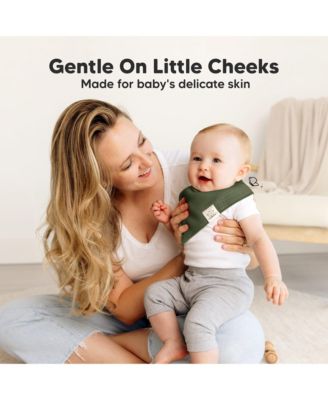 8pk Quin Bandana Bibs, Baby Bibs for Drooling and Teething, Cotton Drool Bibs for Baby Girl, Baby Boy