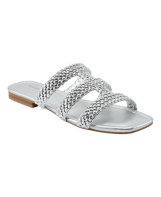 Women's Sumer Woven Caged Flat Slide Sandals