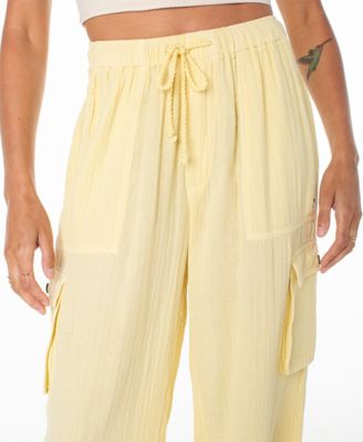 Juniors' Cotton Precious Cargo Beach Pants
