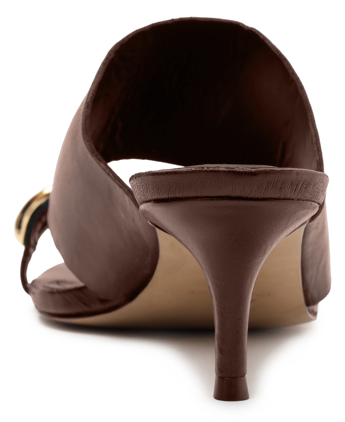 Arezzo Kendall Mid Slide Sandal In Brown