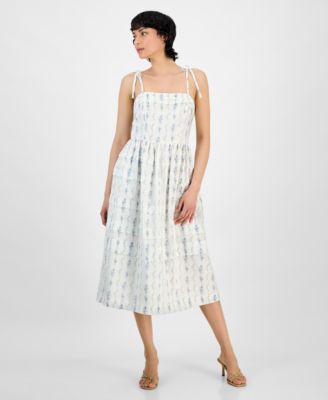 And Now This - Women's Printed Tiered Midi Dress