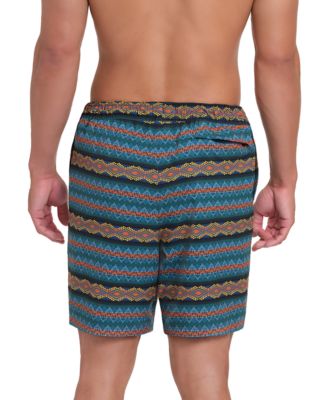 Men's Printed 7" Packable Swim Trunk