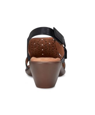 Women's Calix Laser Cut Leather Slingback Sandals